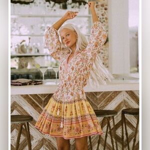 SPELL Portobello Playdress NWT New Long Sleeve Play Dress Gorgeous